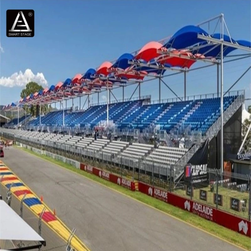 Modular Steel Grandstand (with Canopy) Modular Steel Grandstand (with Canopy)