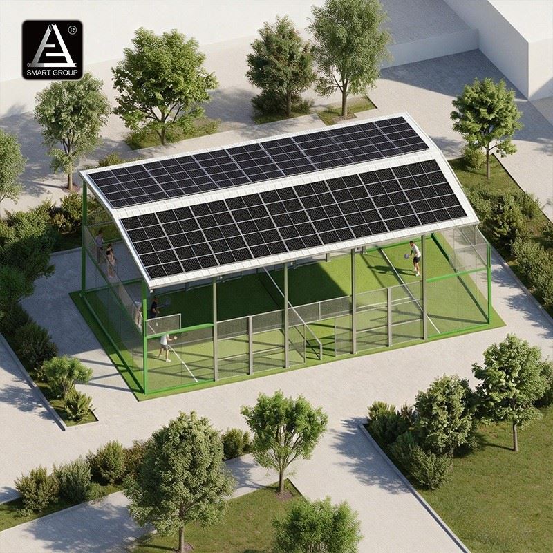 Smart Padel - 6 Padel Tennis Court With PV Roof (Photovoltaic Roof) suppliers