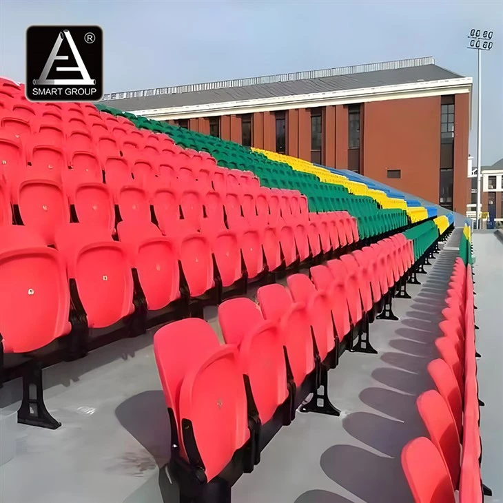 Durable PP Plastic Folding Spectator Seating: Weatherproof & Flame-Retardant Standards high quality